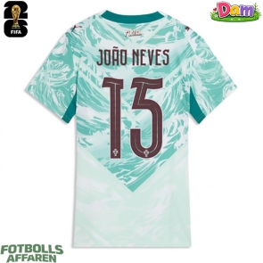 Portugal Joao Neves #15 Bortatröja Kvinnor VM 2026 Kortärmad